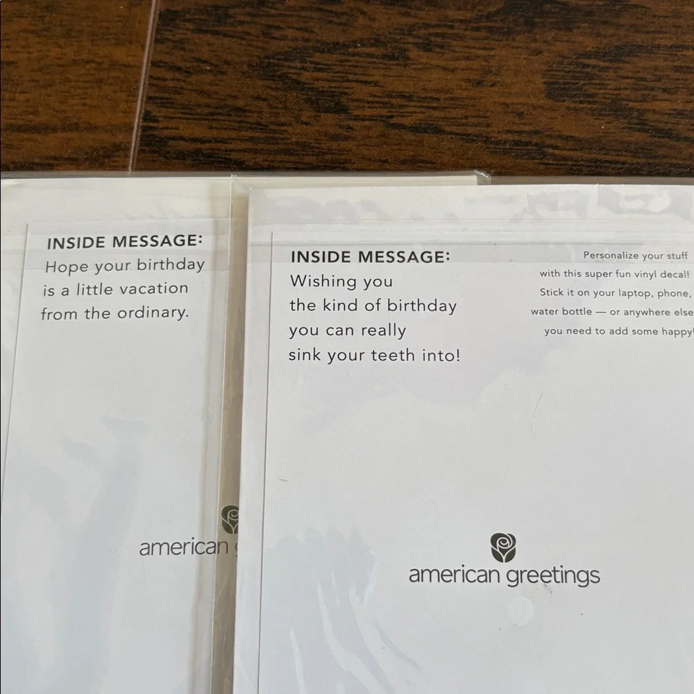 🆕American Greetings 8 Piece Birthday Card Bundle